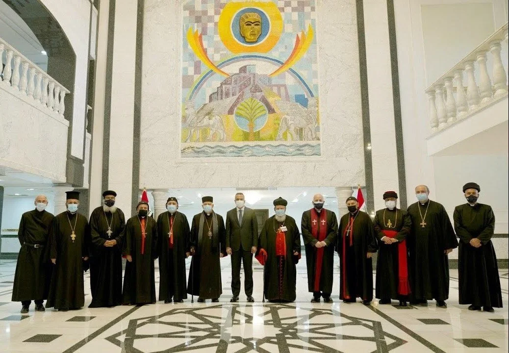 الكاظمي في لقائه مع رؤساء الطوائف المسيحيّة :العراق لايكون عراقًا بلا مسيحيّيه