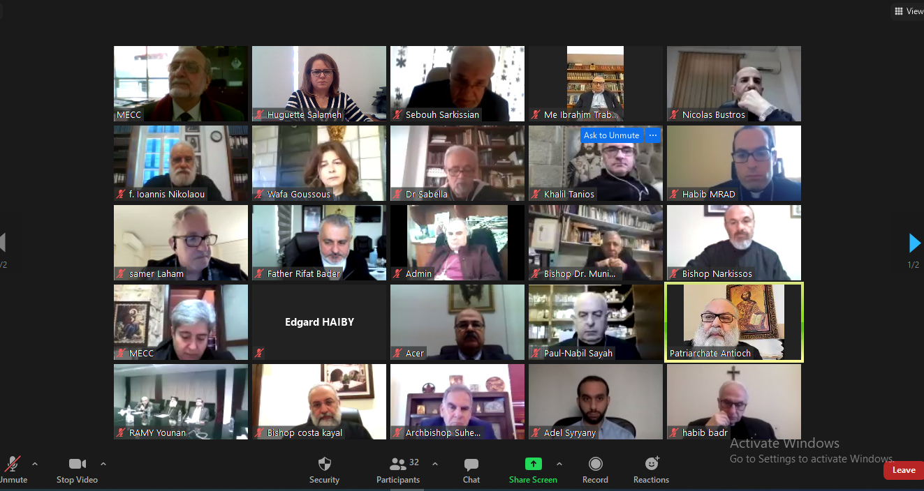 إجتماع اللَّجنة التَّنفيذيَّة لمجلس كنائس الشرق الأوسط: دعوة للتجاوب مع حملات التلقيح ضدّ فيروس كورونا