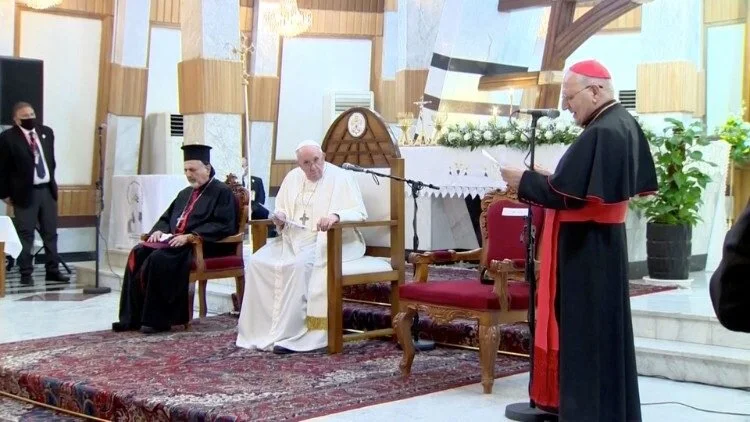 His Holiness Pope Francis to Iraqi clergy, religious: Violence and hate are incompatible with religion