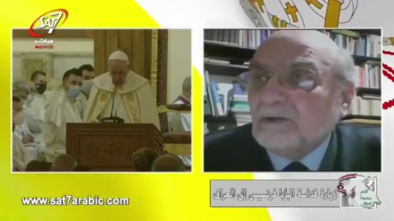 Dr. Michel Abs highlighted the symbolism of HH Pope Francis’ visit to Iraq and the MECC role following this journey, on SAT 7