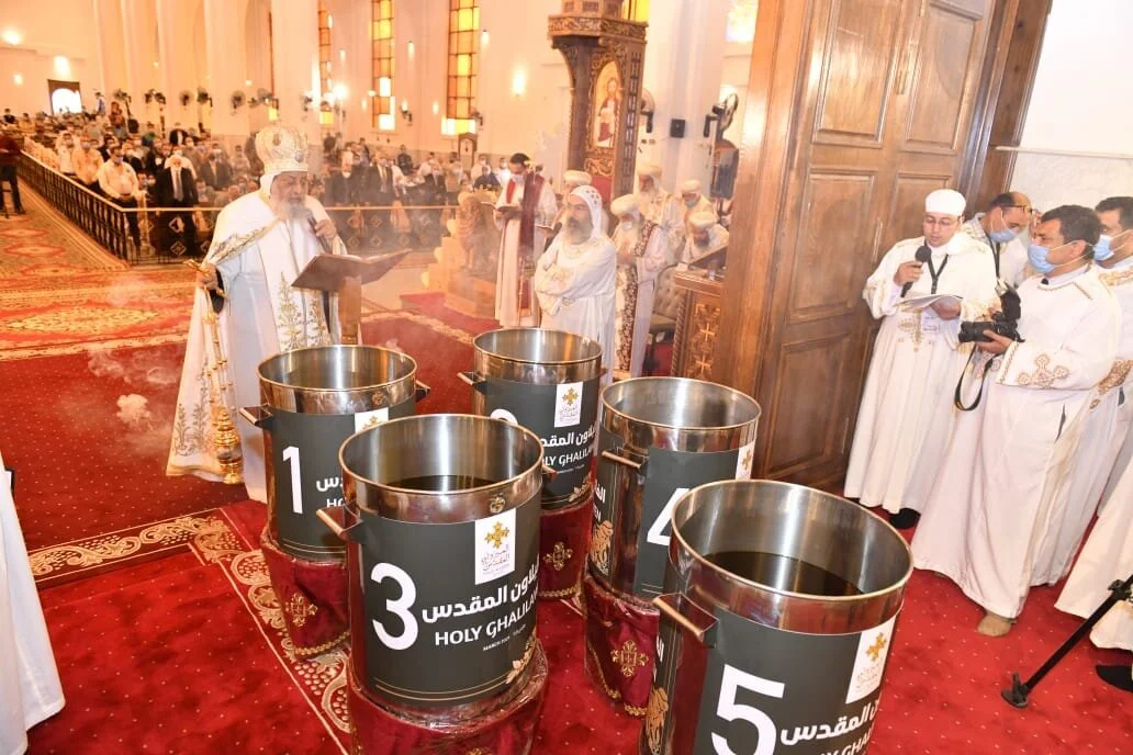 كلمة قداسة البابا تواضروس الثاني في القدّاس الإلهي عقب تقديس الميرون والغاليلاون بوادي النطرون