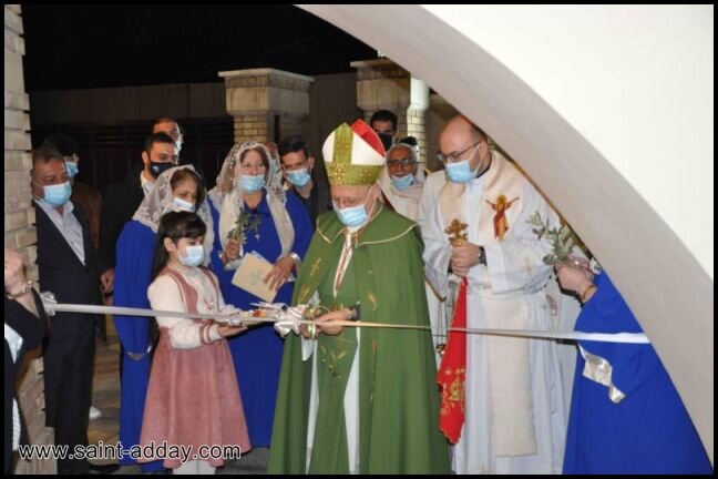 غبطة البطريرك الكاردينال مار لويس روفائيل ساكو يترأس قداس الشعانين في كنيسة الصعود ويفتتح كابيلا سيّدة الأمل