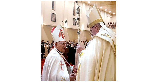 قداسة البابا فرنسيس يستلم رسالة شكر من غبطة البطريرك الكاردينال مار لويس روفائيل ساكو