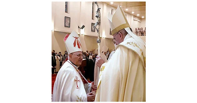 غبطة البطريرك الكاردينال مار لويس روفائيل ساكو يتسلّم رسالة شكر من قداسة البابا فرنسيس