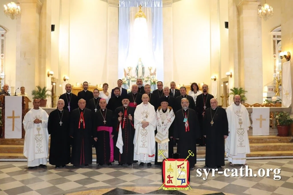 غبطة أبينا البطريرك مار اغناطيوس يوسف الثالث يونان يشارك في القدّاس الإفتتاحي لاجتماع مجلس رؤساء الكنائس الكاثوليكيّة في سوريا – كنيسة اللّاتين، حلب