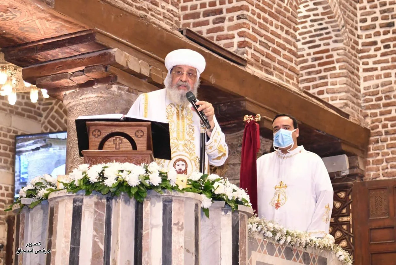 قداسة البابا تواضروس الثاني يصلّي قداس عيد دخول المسيح أرض مصر بكنيسة أبي سرجة بمصر القديمة 