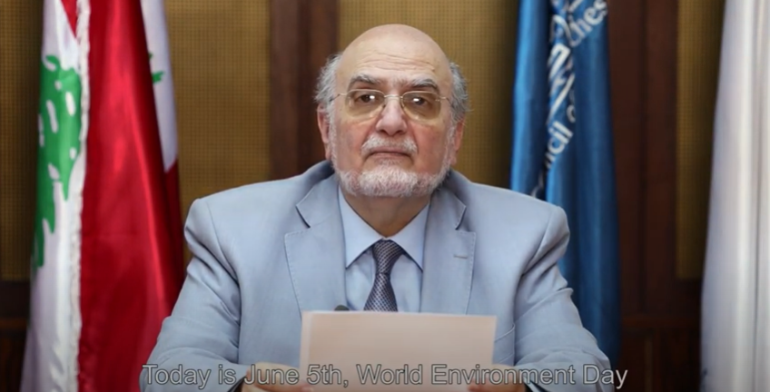 Video - Message from the Secretary General of the Middle East Council of Churches Dr. Michel Abs for the Occasion of the World Environment Day