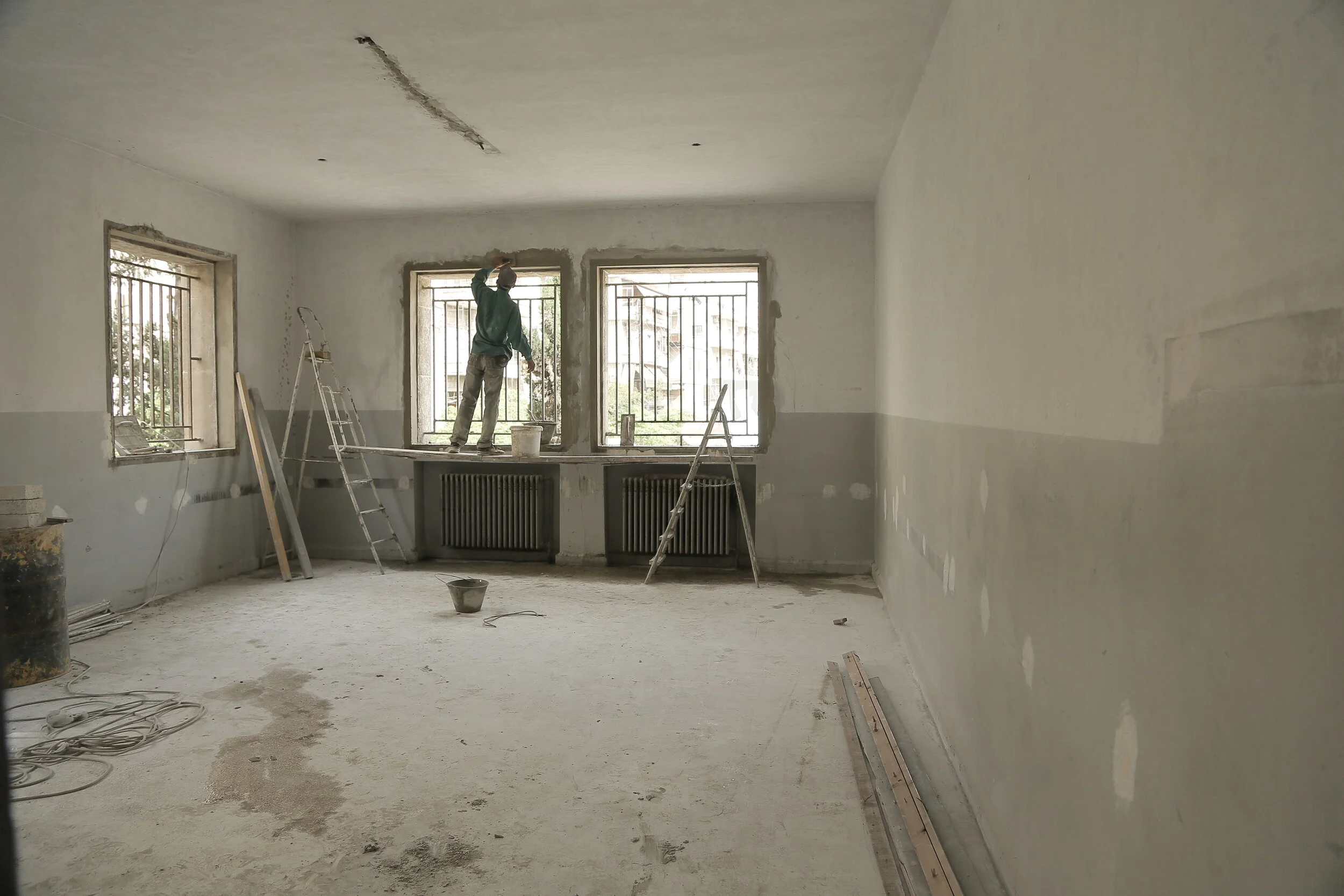 Private syrian secondary school - during rehabilitation (5).JPG