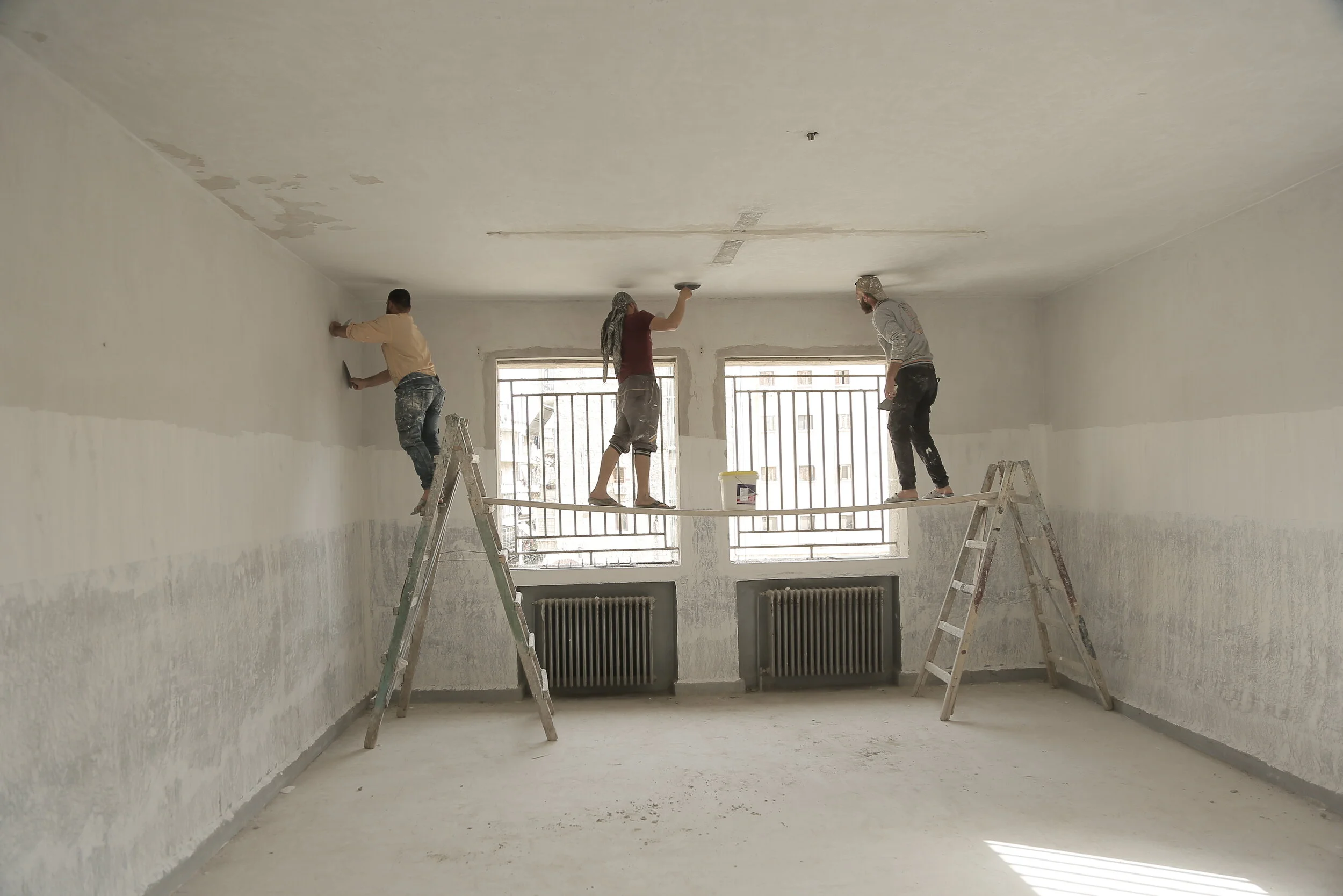 Private syrian secondary school - during rehabilitation (8).JPG