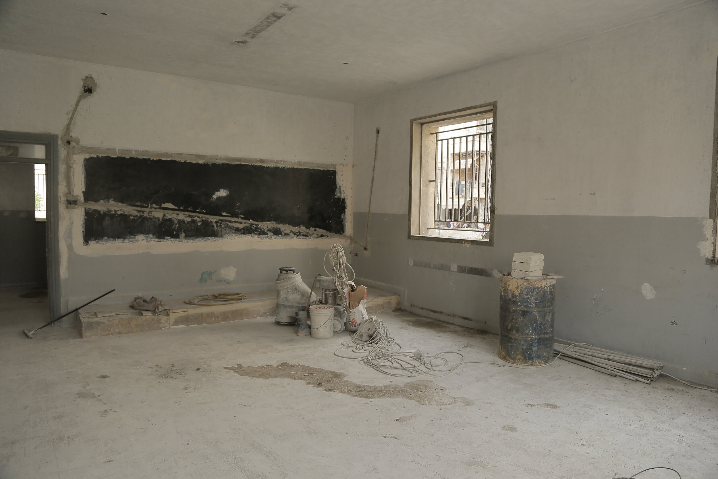 Private syrian secondary school - during rehabilitation (4).JPG