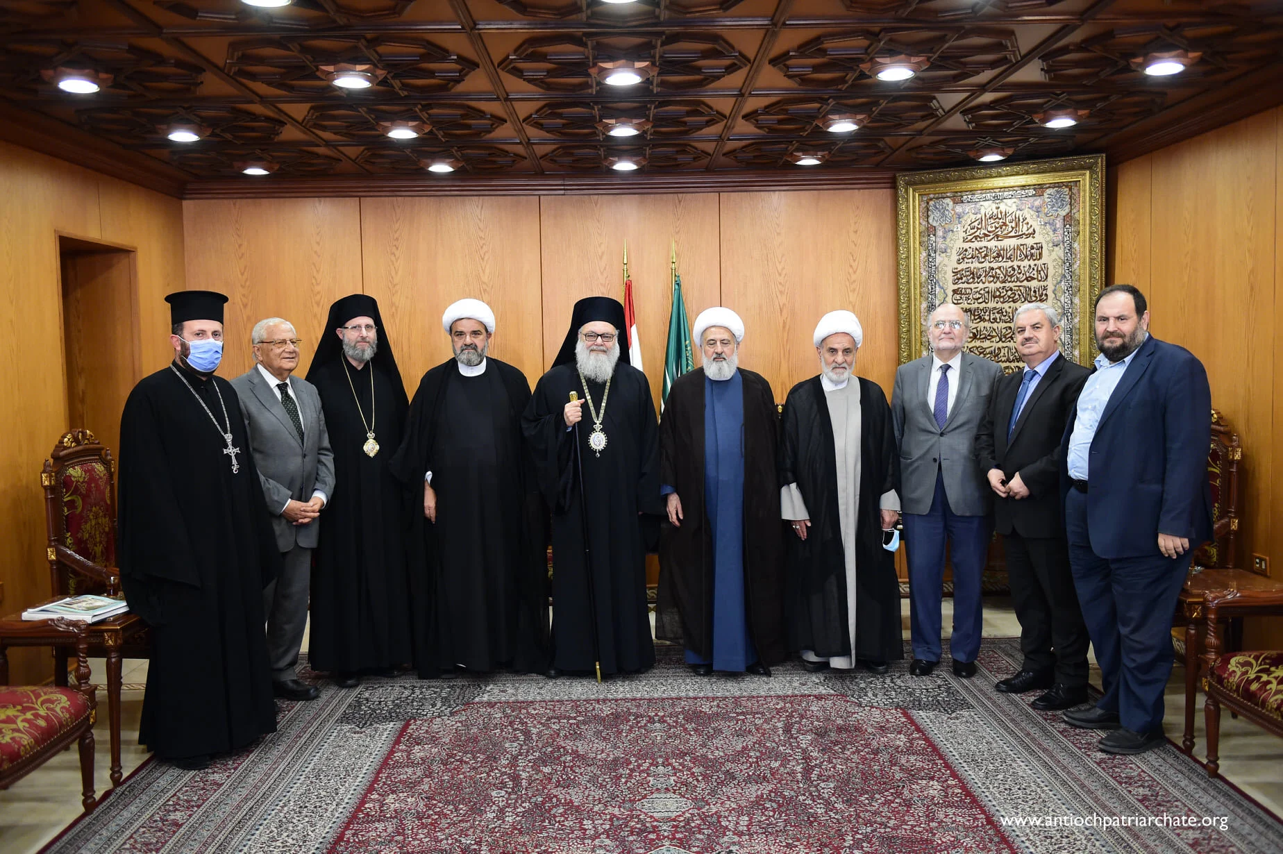 His Beatitude Patriarch John X Visits the Muslim Religious Leaders in Lebanon