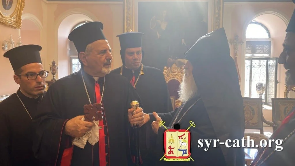 غبطة أبينا البطريرك مار اغناطيوس يوسف الثالث يونان يزور بطريركيّة الأرمن الأرثوذكس – القدس