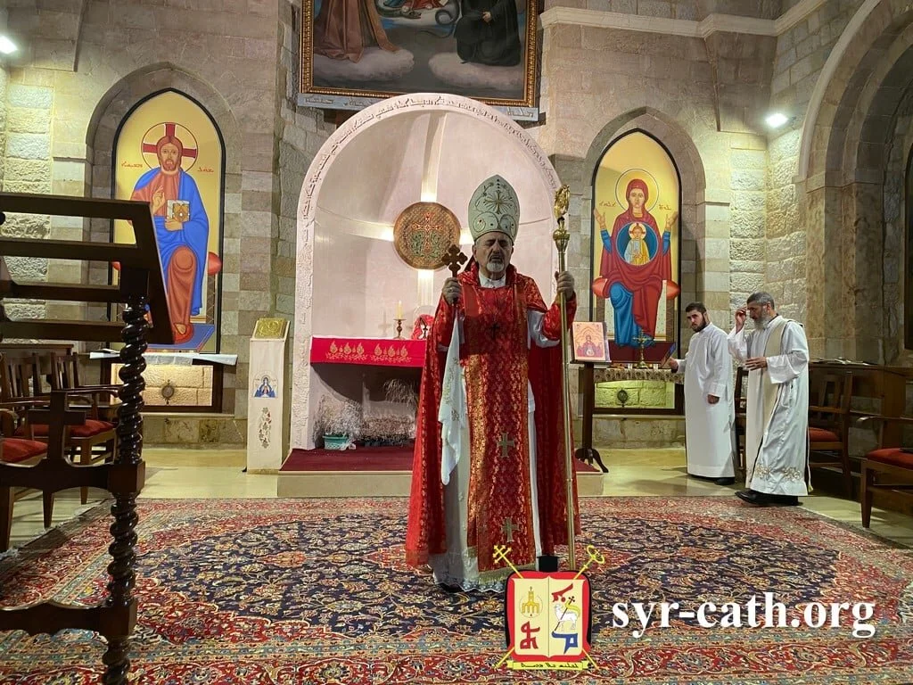 غبطة البطريرك مار اغناطيوس يوسف الثالث يونان يحتفل بقدّاس الأحد التاسع بعد العنصرة، الكرسيّ البطريركيّ، دير الشّرفة، لبنان
