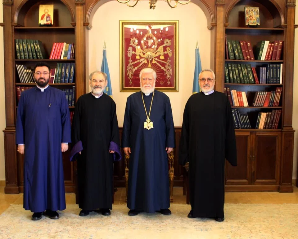 His Holiness Catholicos of Cilicia Aram I And the Prelates of the USA And Lebanon Hold a Consultation Meeting for Lebanon 