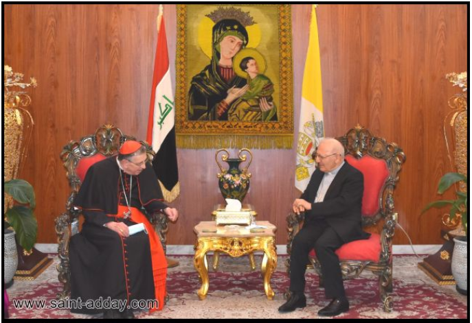نيافة الكاردينال كورت كوخ، رئيس المجلس البابويّ لوحدة المسيحيّين، يزور بطريركيّة بابل للكلدان