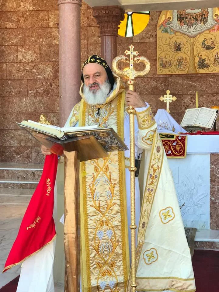His Holiness Patriarch Mor Ignatius Aphrem II celebrated the Holy Qurobo on the occasion of the Feast of the Discovery of the Holy Cross