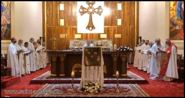 غبطة البطريرك ساكو يحتفل بالقدّاس الإلهيّ لمناسبة إستقبال أيقونة العائلة المقدّسة للمشيئة الإلهيّة