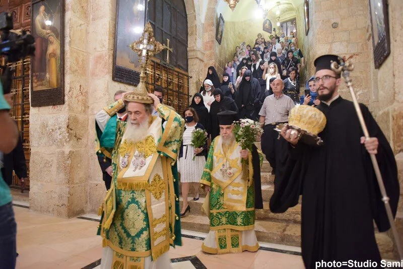 The Feast of the Universal Exaltation of the Sacred Cross at the Greek Orthodox Patriarchate of Jerusalem