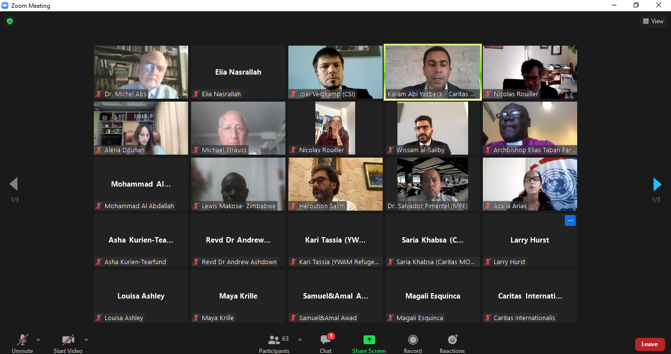 الأمين العام لمجلس كنائس الشرق الأوسط د. ميشال عبس