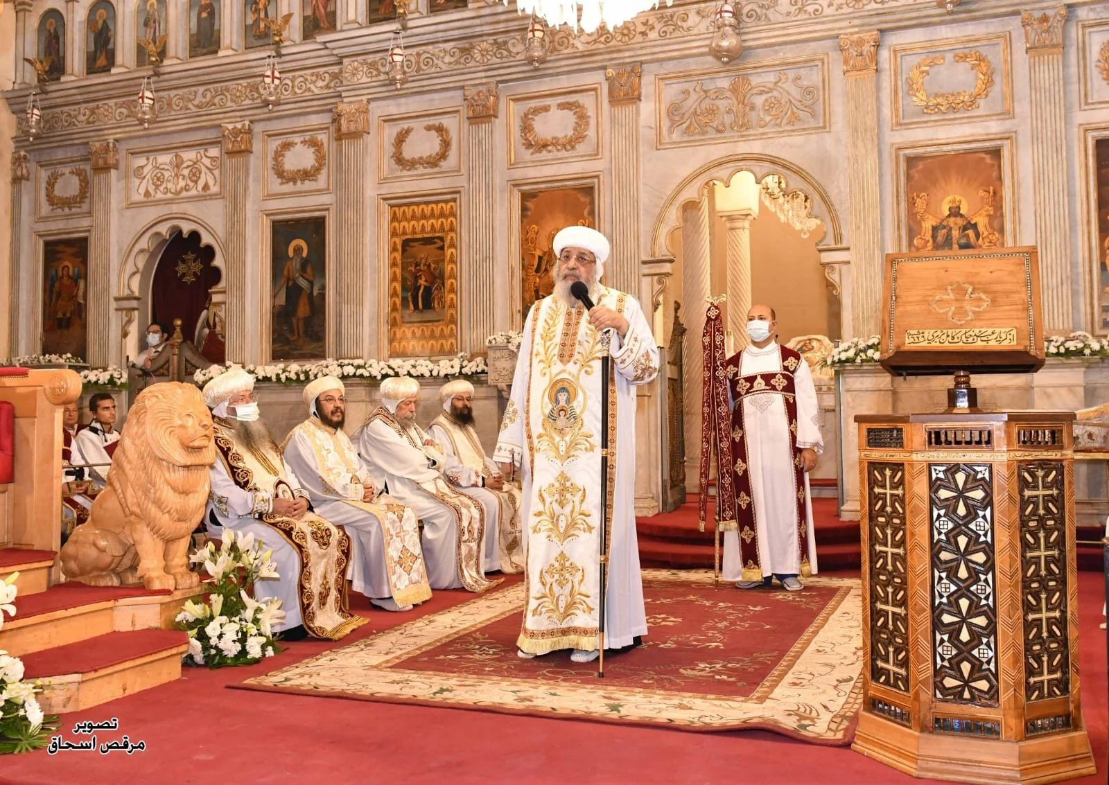 عظة قداسة البابا تواضروس الثاني في القدّاس الإلهيّ بالكاتدرائيّة المرقسيّة بالأسكندريّة لمناسبة رسامة ١٥ من كهنة الأسكندريّة قمامصة
