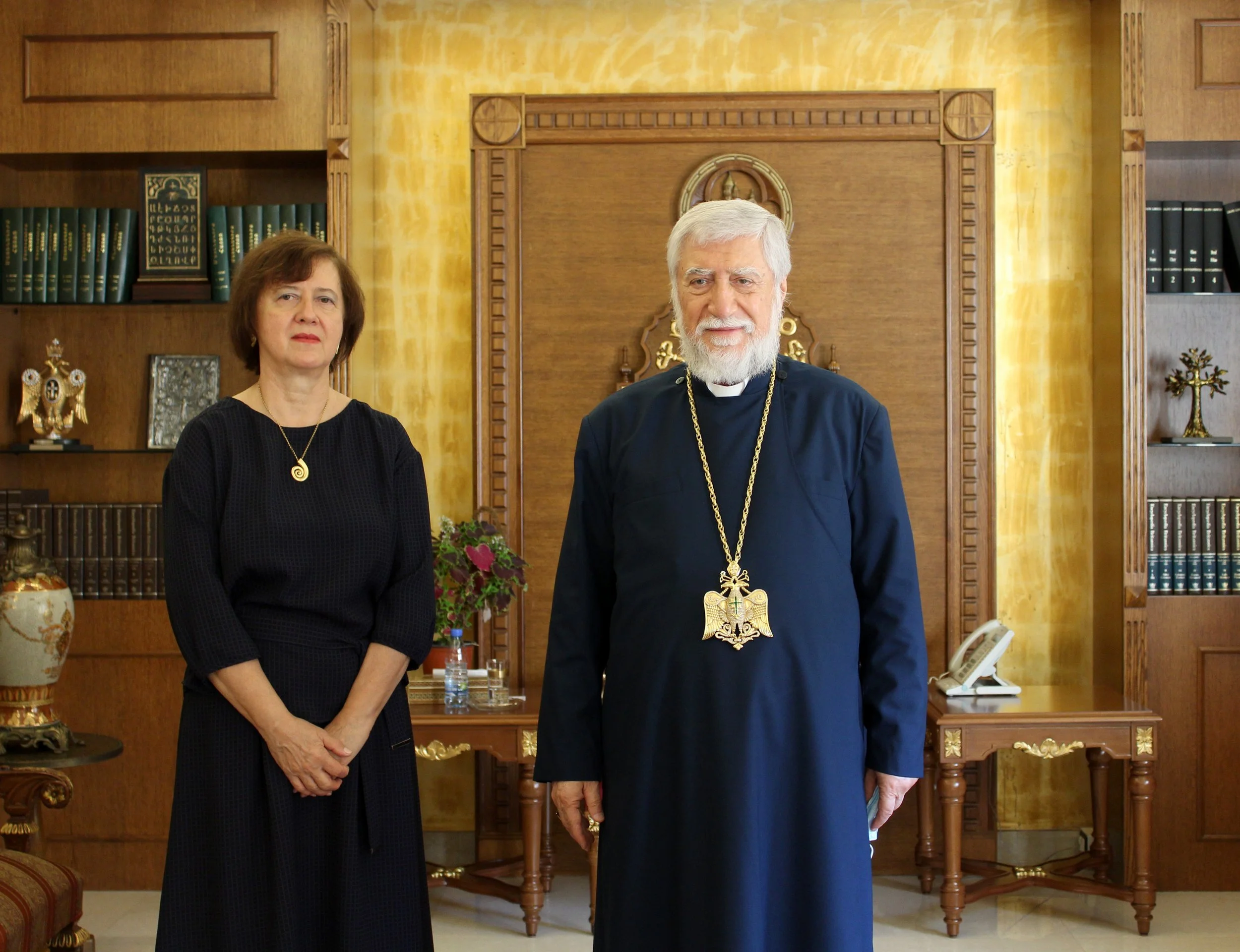 A Meeting Between the UN Special Coordinator For Lebanon and His Holiness Catholicos Aram I