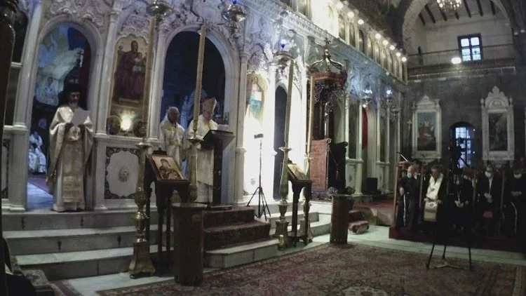 عظة الكاردينال ساندري في كاتدرائيّة الرّوم الملكيّين الكاثوليك في دمشق