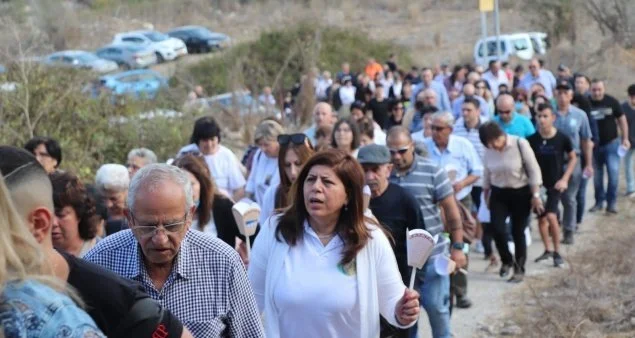 يوم صلاة من أجل إعادة بناء قريتي إقرث وكفر برعم المهجرتين