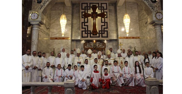 غبطة البطريرك ساكو يترأّس قدّاس الأحد في كركوك ويعطي الرّسامة لعدد من الشمامسة الرسائليّين والقارئين