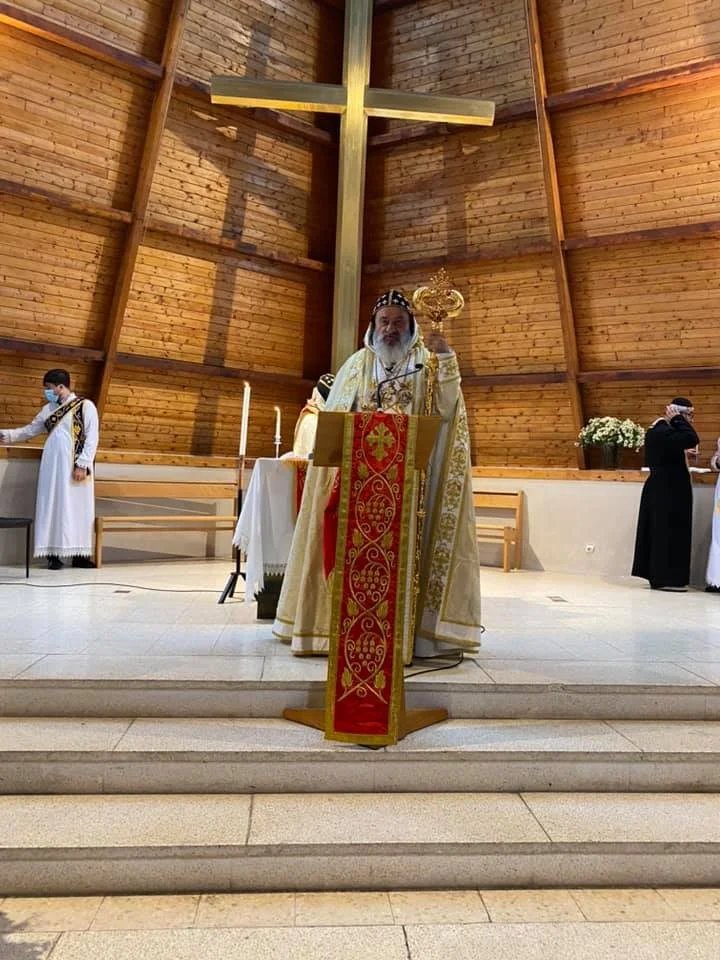 His Holiness Patriarch Mor Ignatius Aphrem II celebrated the Holy Qurobo at St. Behnam and Sarah Church in Tours, France