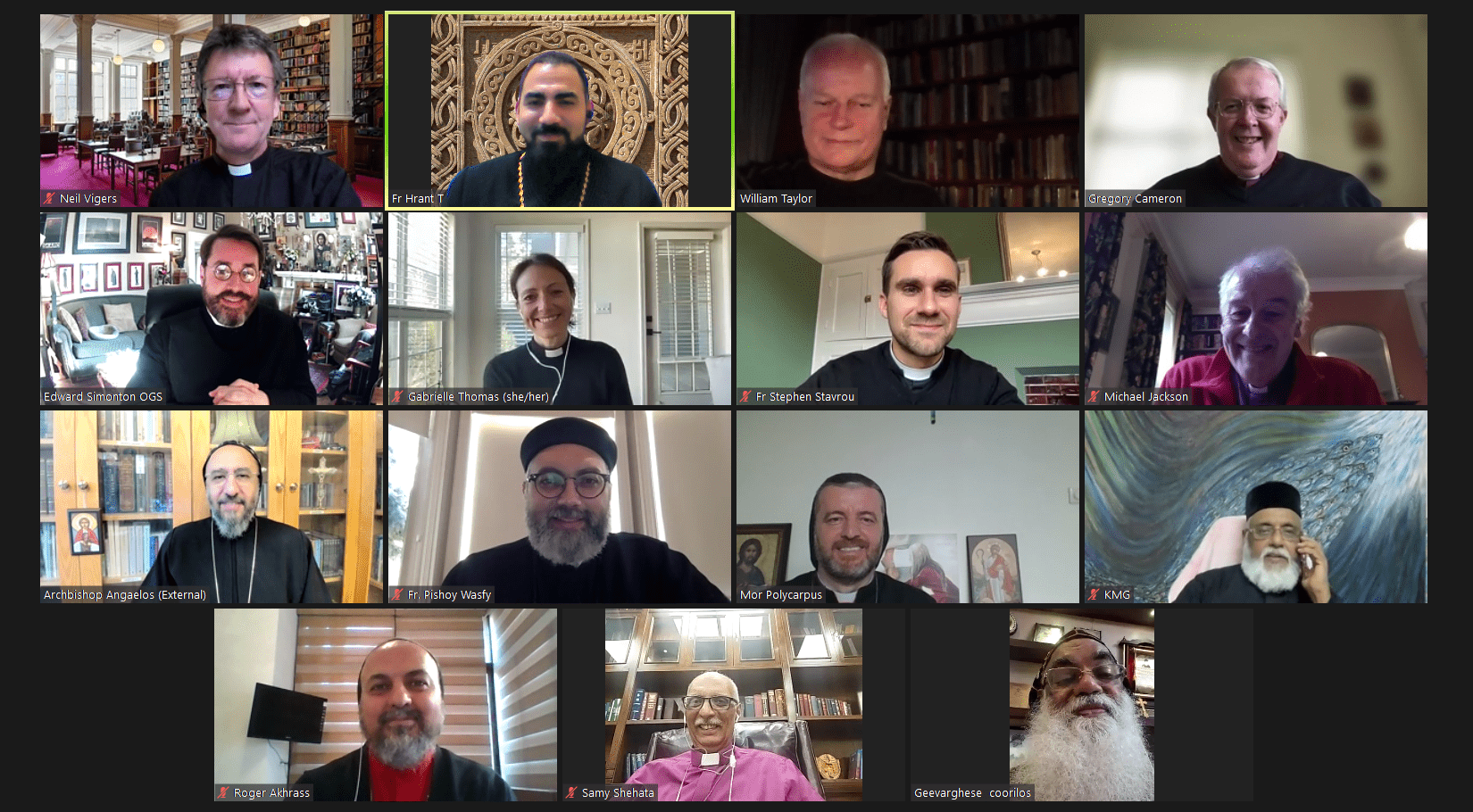 The Armenian Church, Holy See of Cilicia Participates In The Anglican–Oriental Orthodox International Commission Meeting