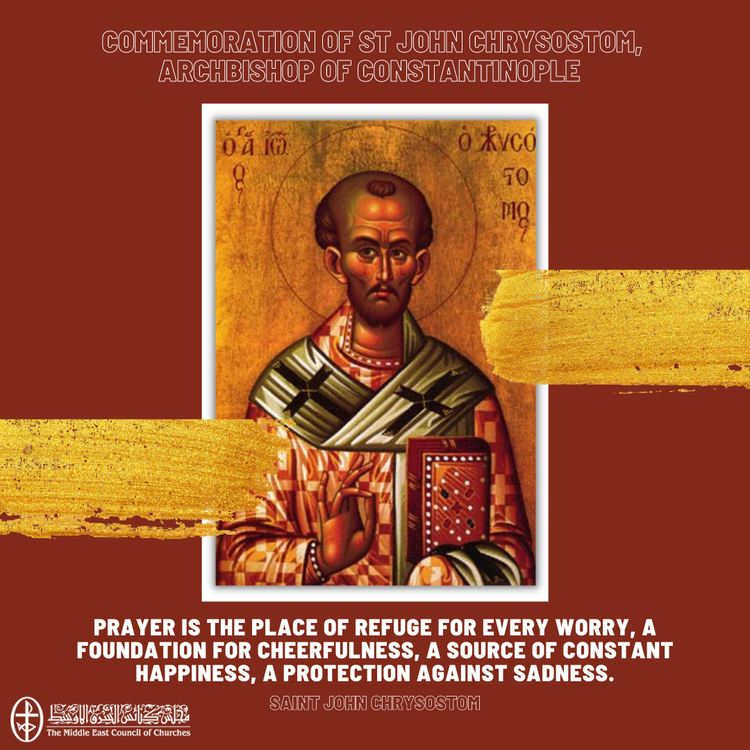 Standing Together in Prayer - Commemoration of St. John Chrysostom, Archbishop of Constantinople