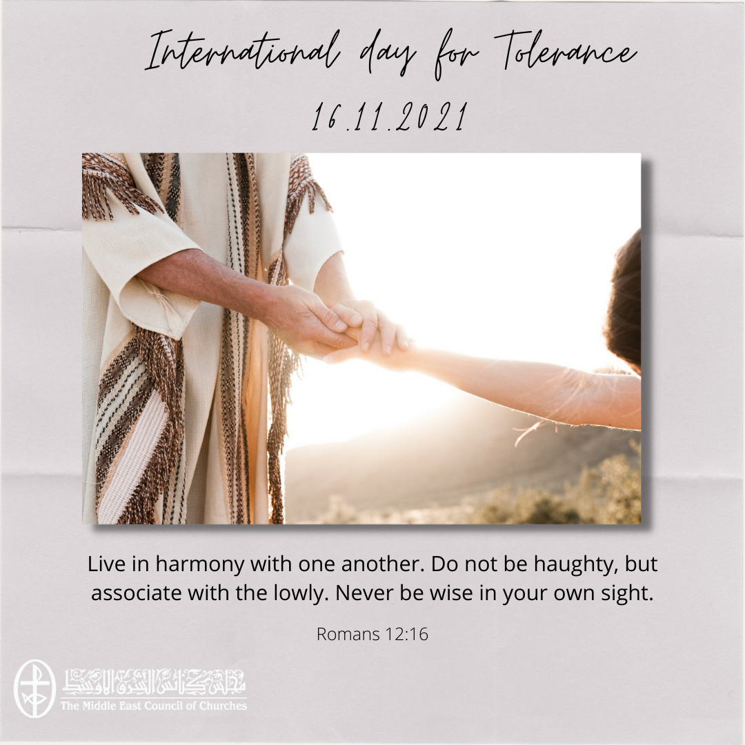 International day for Tolerance - November 16