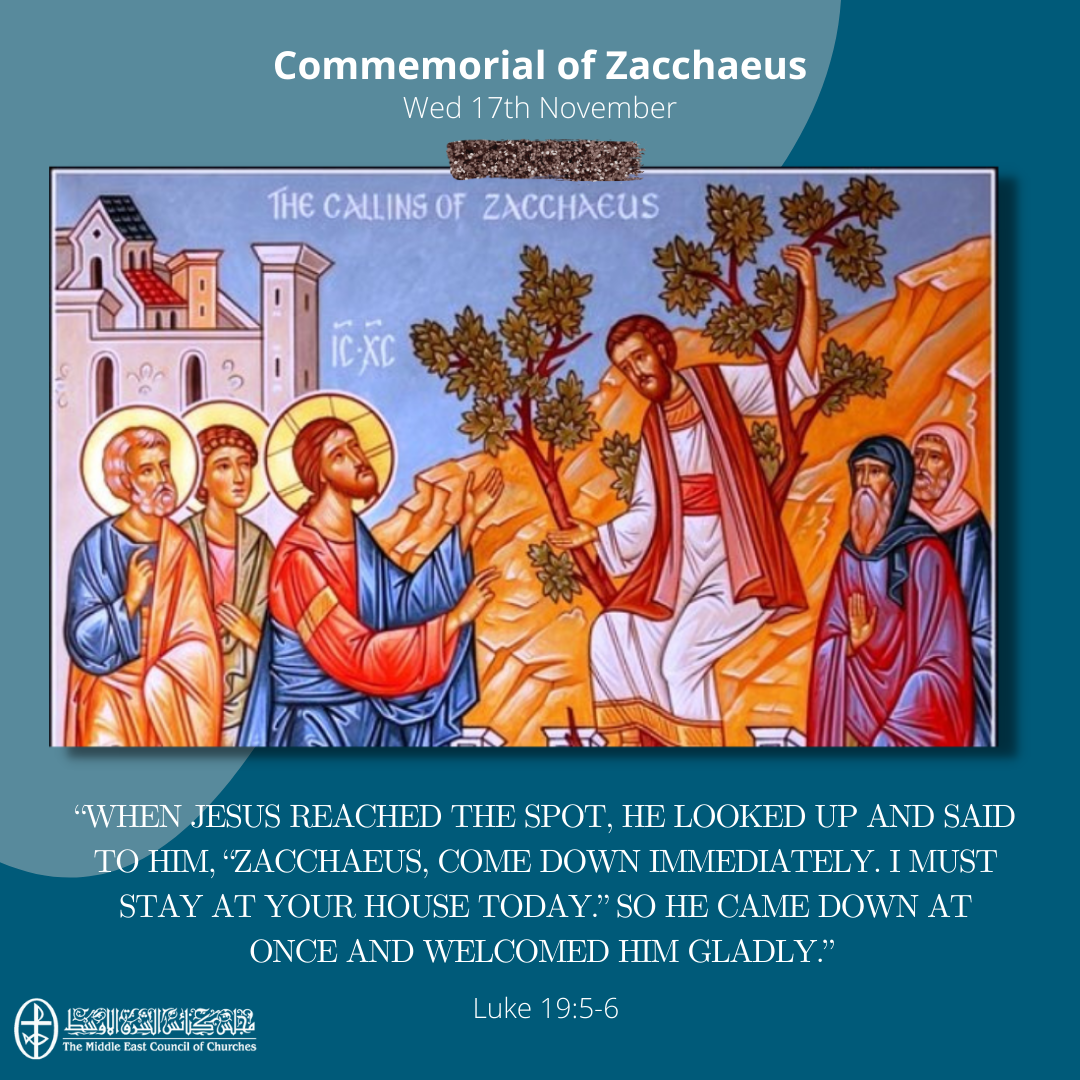 Standing Together in Prayer - Commemorial of Zacchaeus, the Tax-Collector
