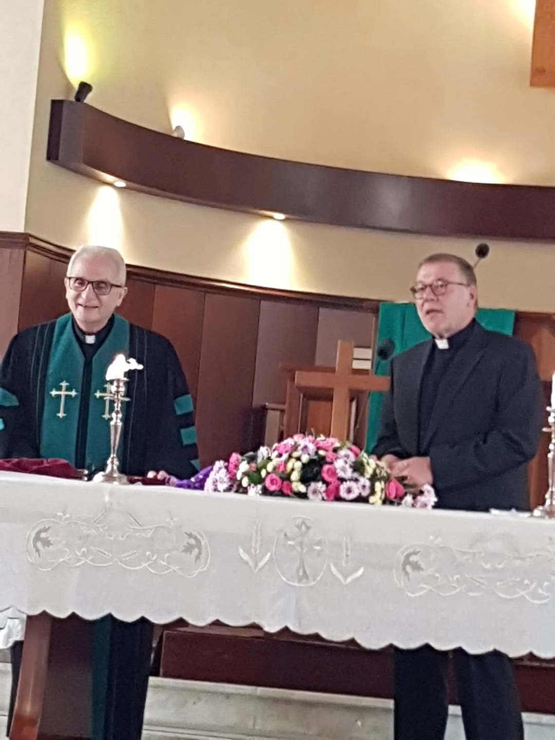 HE Reverend Dr. Habib Badr Welcomes Reverend Detlev Knoche