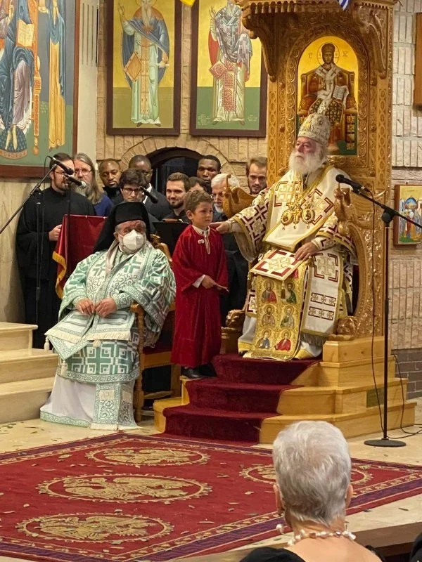 غبطة البابا ثيودروس الثاني يحتفل بعيد دخول العذراء مريم والدة الإله إلى الهيكل في جوهانسبرج