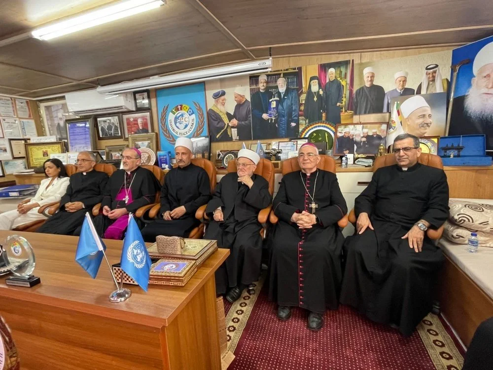 المجلس العالميّ للسّلام في حرفيش يستضيف غبطة البطريرك بيتسابالا