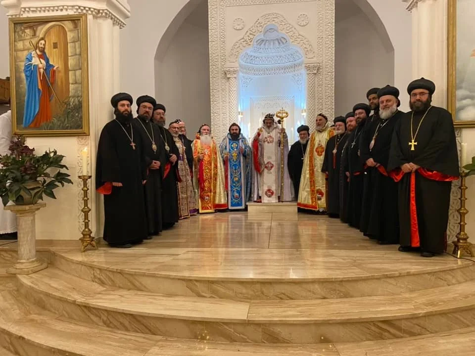 قداسة البطريرك مار إغناطيوس أفرام الثاني يحتفل بالقدّاس الإلهيّ في كنيسة مار ملكي ديلبروك