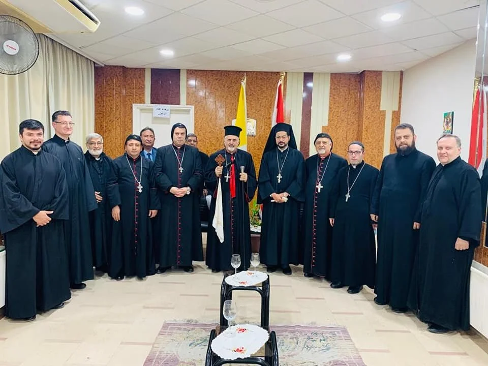 غبطة البطريرك مار إغناطيوس يوسف الثالث يونان بضيافة نيافة الأنبا باخوم