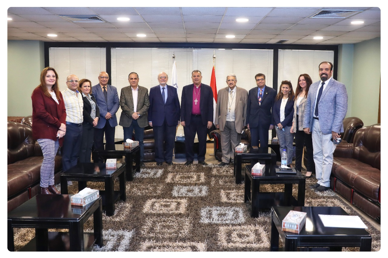 رئيس الطائفة الإنجيليّة في مصر القسّ د. أندريه زكي للأمين العام لمجلس كنائس الشرق الأوسط د. ميشال عبس: نجدّد عهدنا بتعزيز وحدة الكنائس