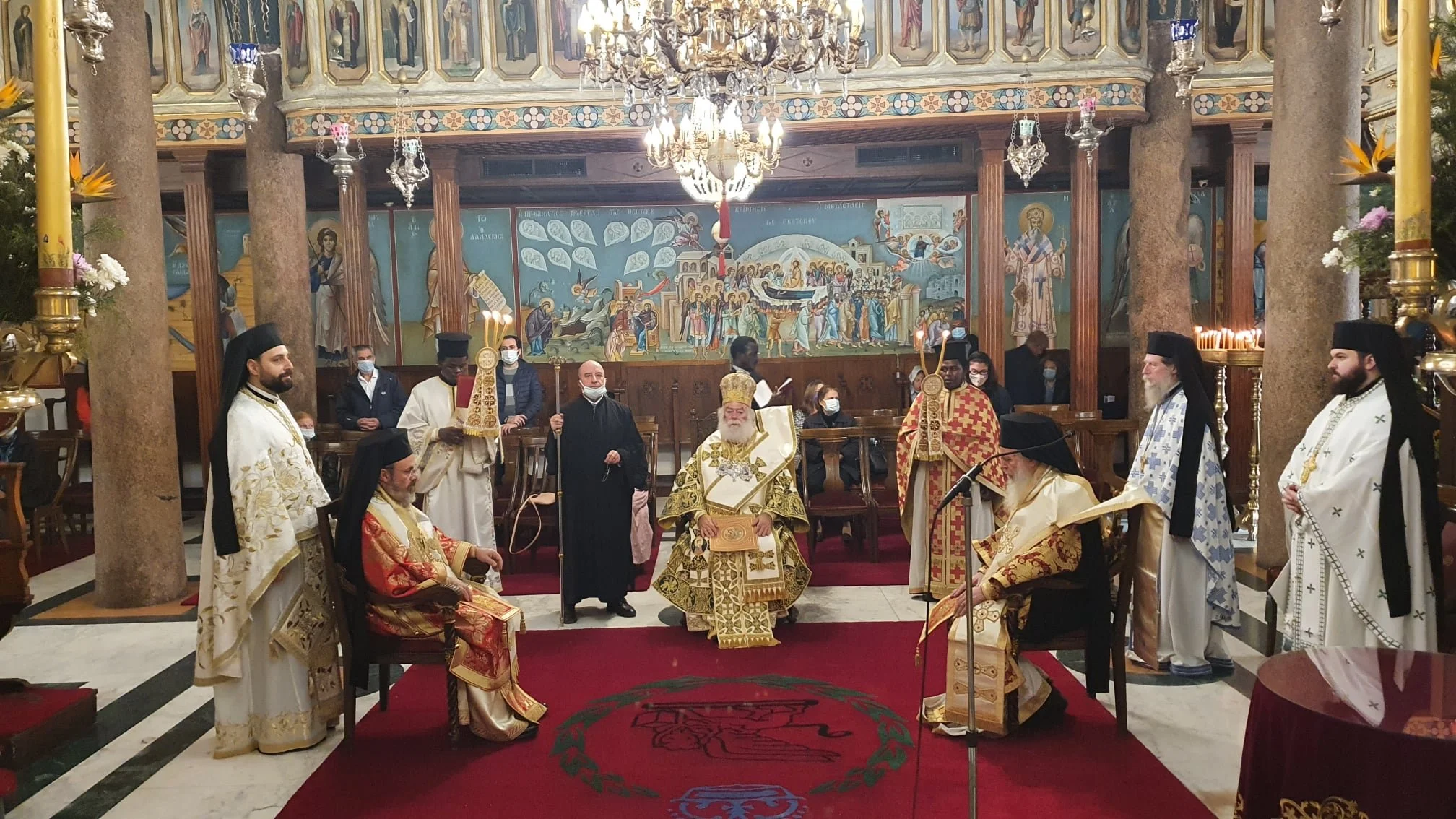 غبطة البابا ثيودروس يترأّس القدّاس الإلهيّ إحتفالًا بعيد القدّيس سابا