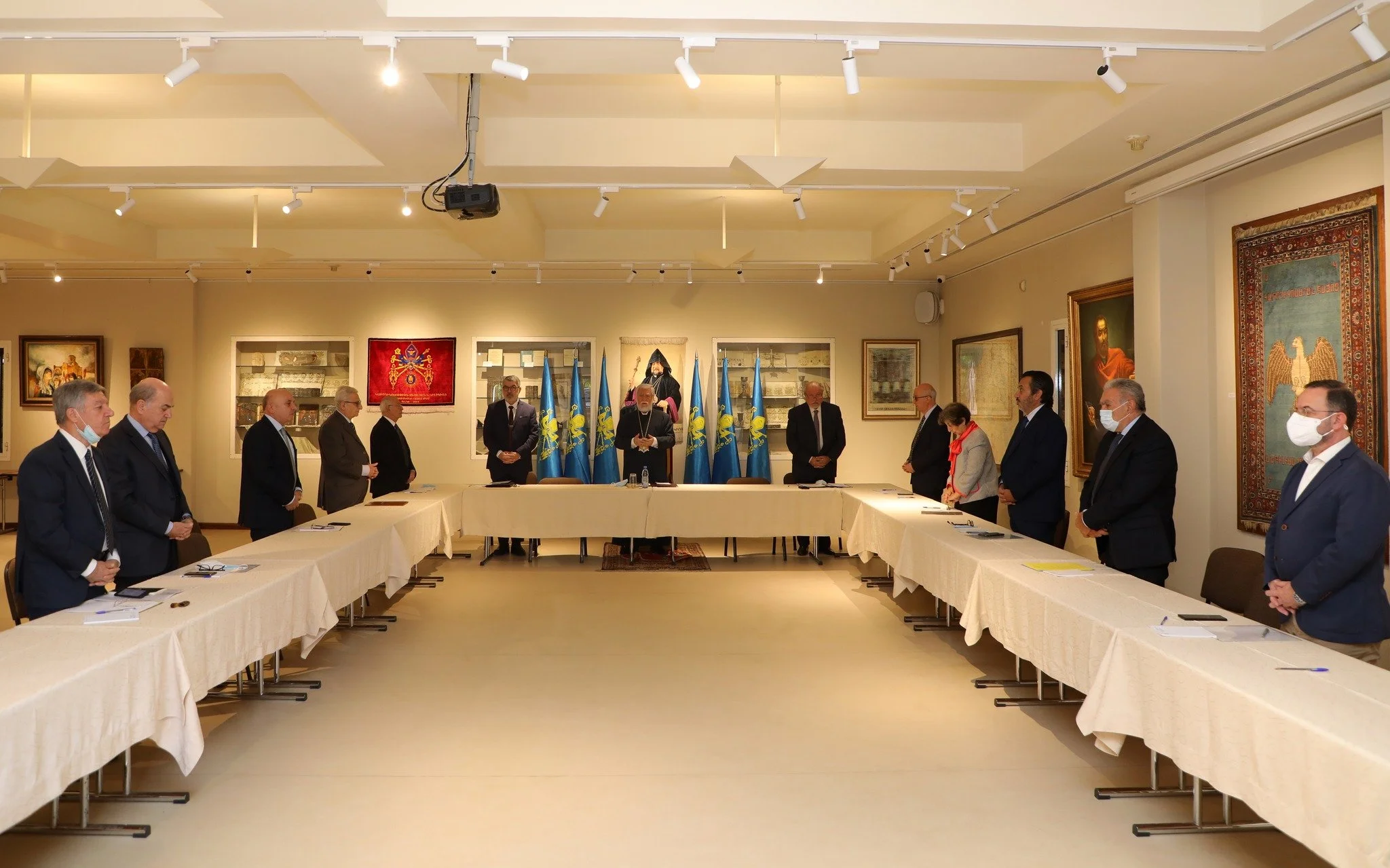 The Lay Council Of The Central Committee Convened at the Catholicosate of Cilicia in Antelias