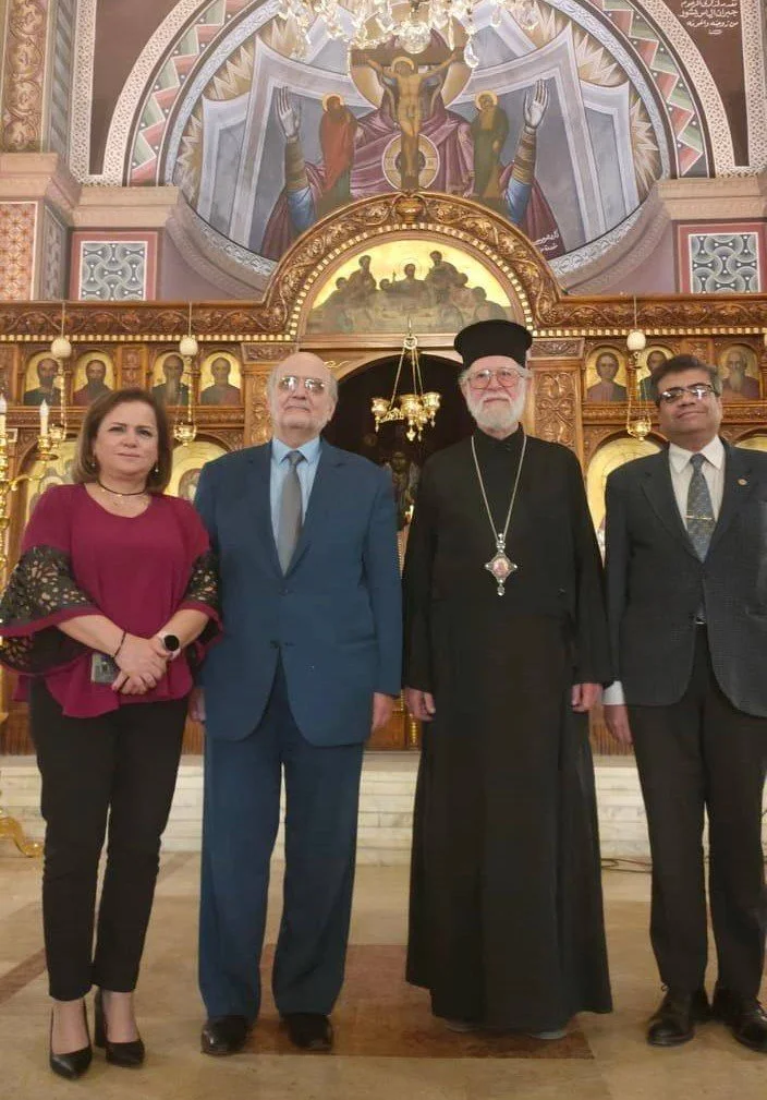 Su Excelencia Metropolitano de Tanta de los greco-ortodoxos Nicolas Antoniou 