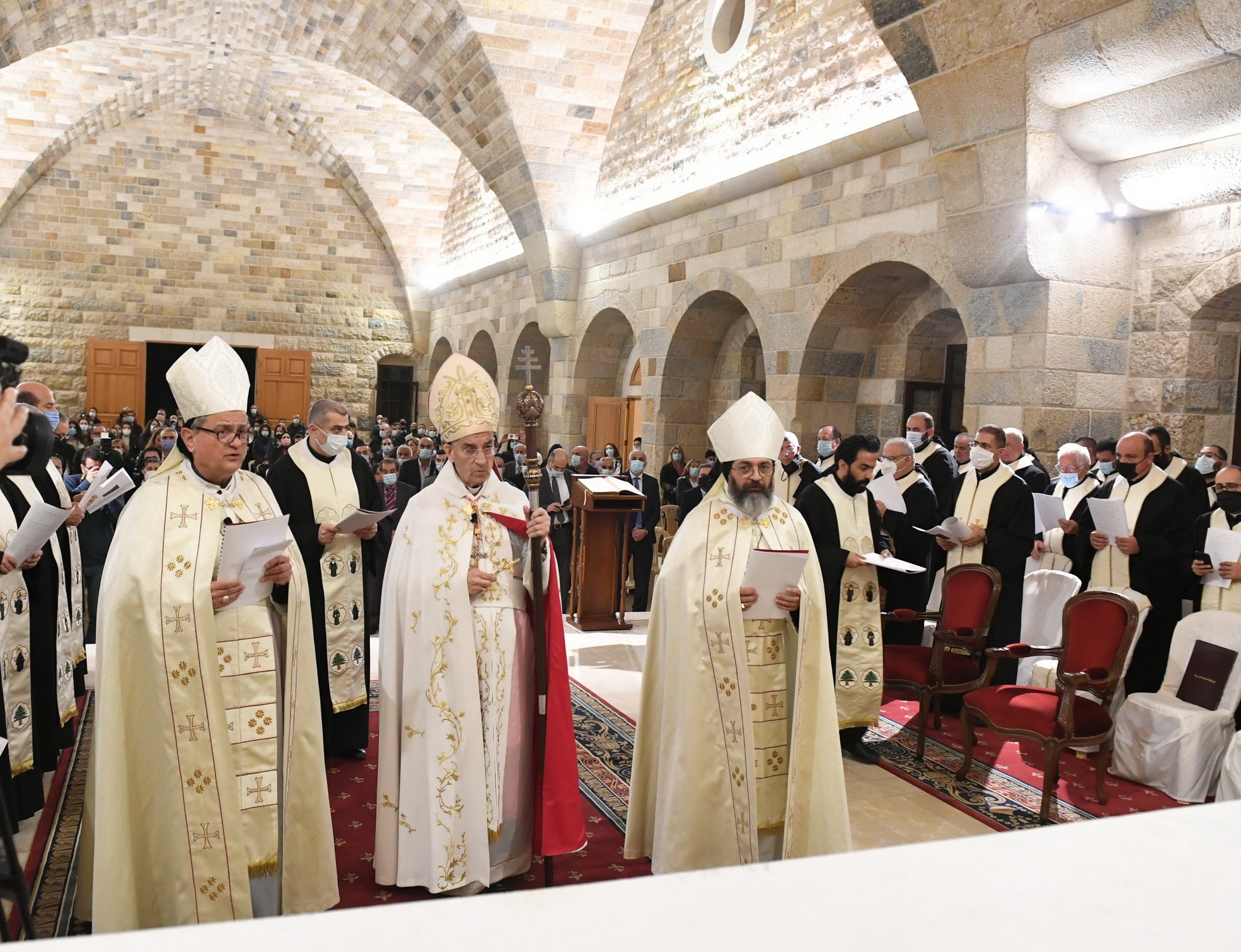 غبطة البطريرك الرّاعي دشّن كنيسة مار نعمة اللّه، دير سيّدة طاميش