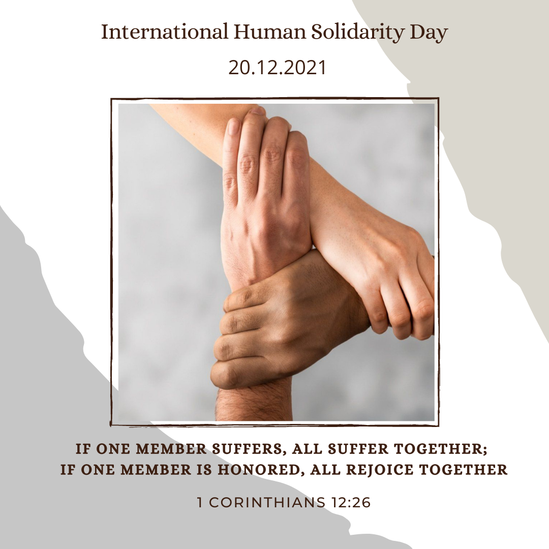 International Human Solidarity Day - December 20
