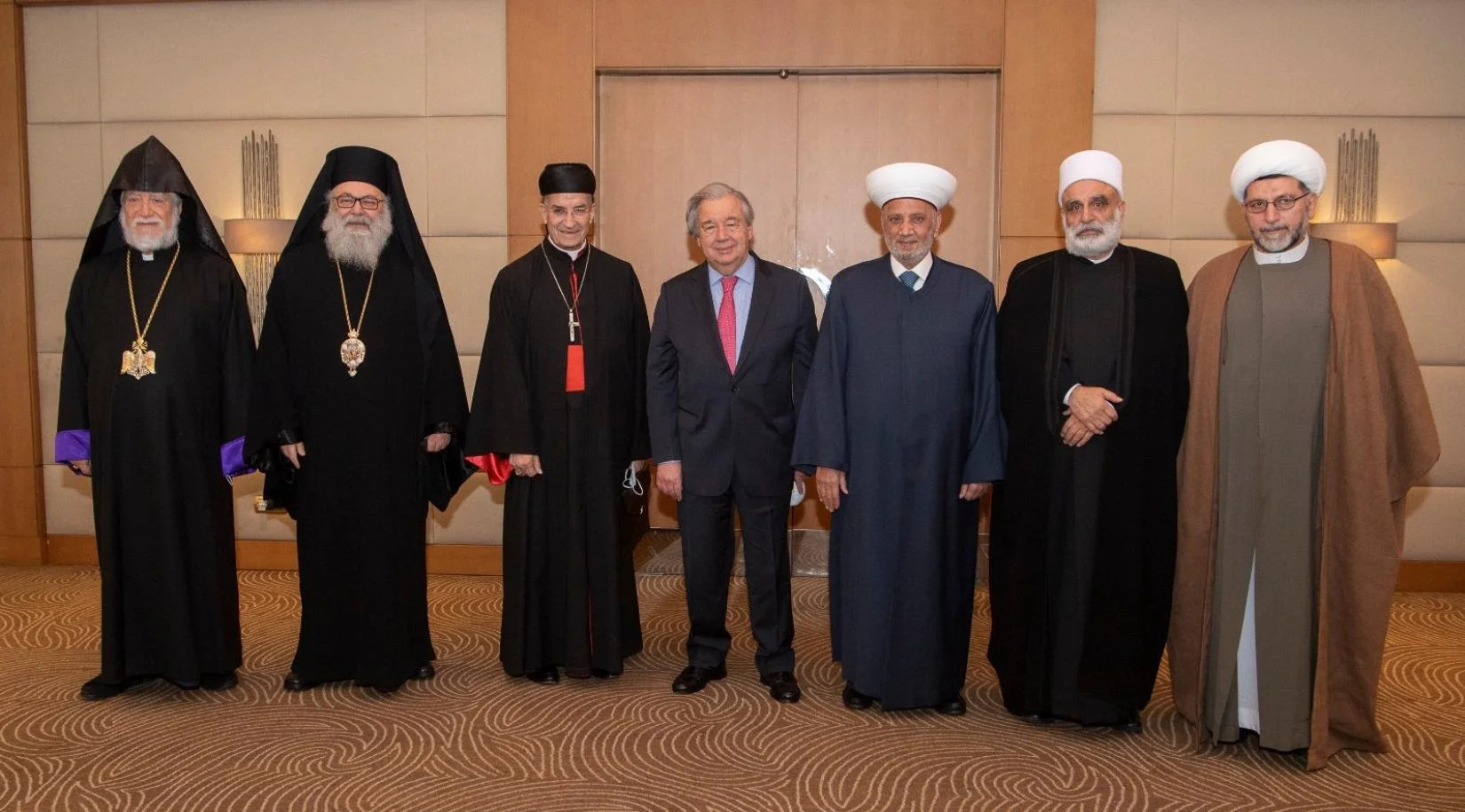 UN Secretary-General and Religious Leaders in Lebanon Issued a Joint Communiqué 