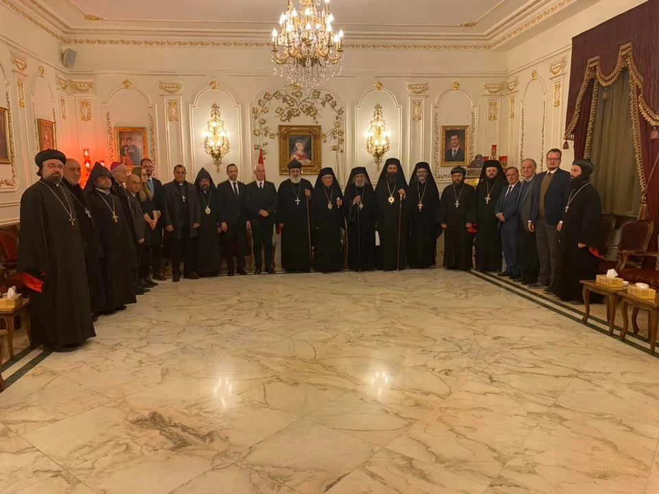 His Holiness Patriarch Mor Ignatius Aphrem II Held a Reception in Honor of His Grace Bishop Zoltán Balog and the Church Hungarian Delegation