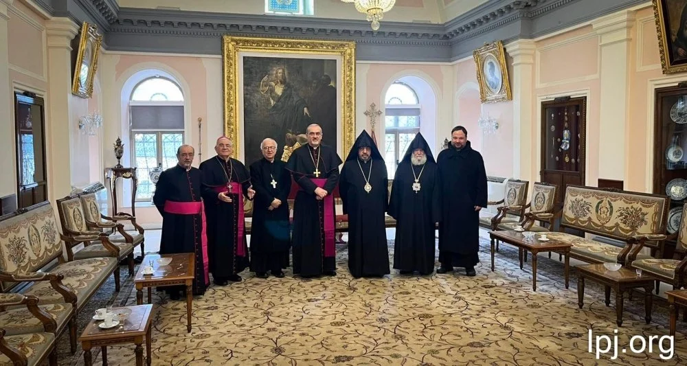 His Beatitude Patriarch Pizzaballa Visits the Armenian Patriarchate of Jerusalem