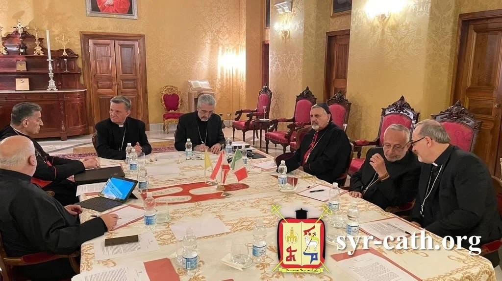 غبطة البطريرك مار اغناطيوس يوسف الثالث يونان يشارك في إجتماع لبطاركة الشرق الكاثوليك مع الأمين العام لسينودس الأساقفة الروماني نيافة الكردينال ماريو كريك في روما