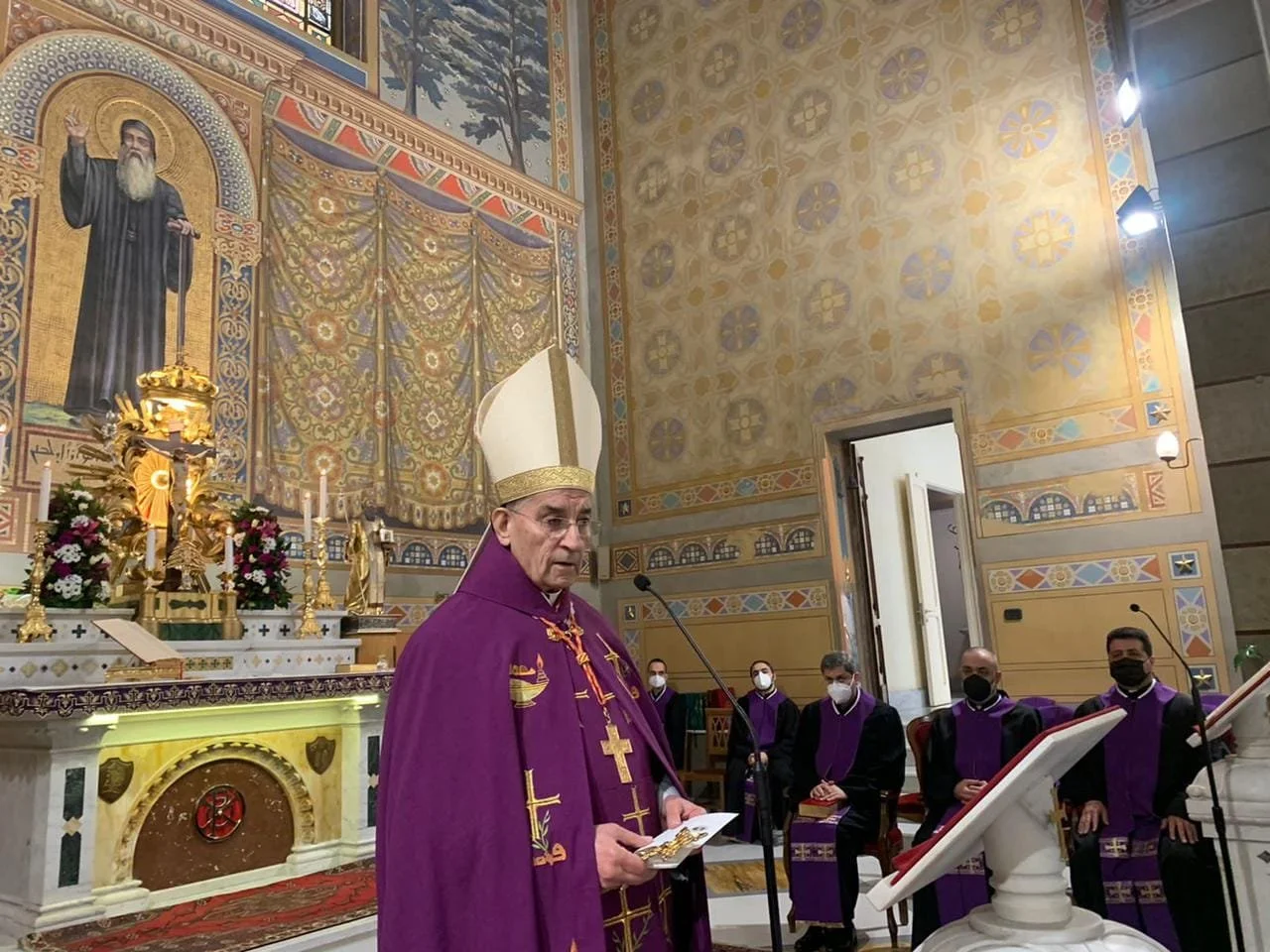 عظة غبطة البطريرك الكردينال مار بشارة بطرس الرَّاعي في تذكار الموتى المؤمنين بالمعهد الحبريّ البطريركيّ المارونيّ في روما