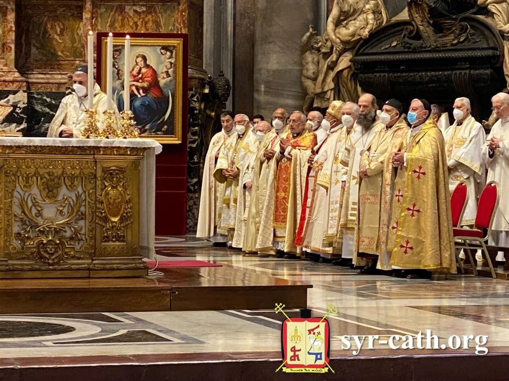 غبطة البطريرك مار اغناطيوس يوسف الثالث يونان يشارك في القدّاس الحبريّ للجمعيّة العامّة لمجمع الكنائس الشّرقيّة في الفاتيكان